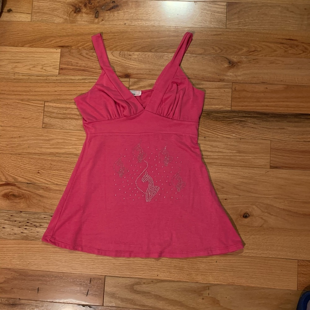 Baby Phat tank with rhinestones